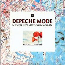 depeche mode never let me down single images disco album fotos cover portada
