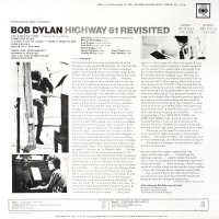 bob dylan highway 61 revisited back cover
