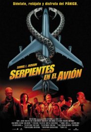 serpientes en el avion cartel poster