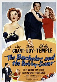 el solteron y la menor cartel poster the bachelor and the bobby soxer