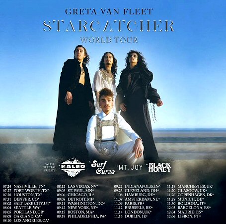 greta-van-fleet-setlist-2023-conciertos-canciones