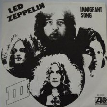 led zeppelin immigrant song single images disco album fotos cover portada