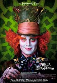 alicia en el pais de las maravillas movie review alice in wonderland poster pelicula cartel