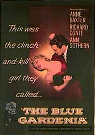 blue gardenia the azul movie review poster cartel pelicula