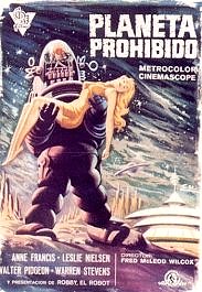 planeta prohibido movie poster cartel pelicula forbidden planet
