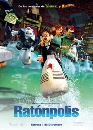 ratonpolis cartel poster flushed away movie review