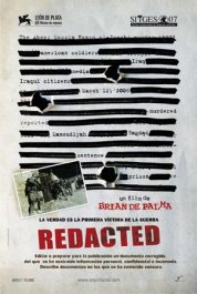redacted cartel poster pelicula film