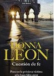 cuestion de fe donna leon portada cover book libro